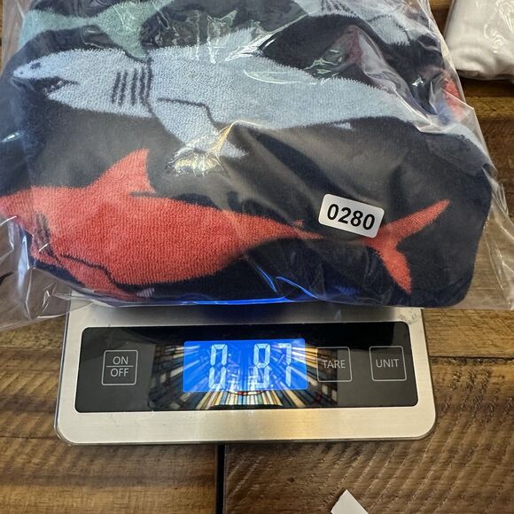 Mini Boden SIze 3-4 Years Shark Towel Swim Cover Blue Hooded - Picture 6 of 6